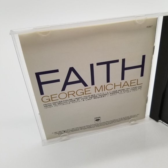 Vintage Music CD 80s George Michael Faith CBS Records Pop - Picture 4 of 6